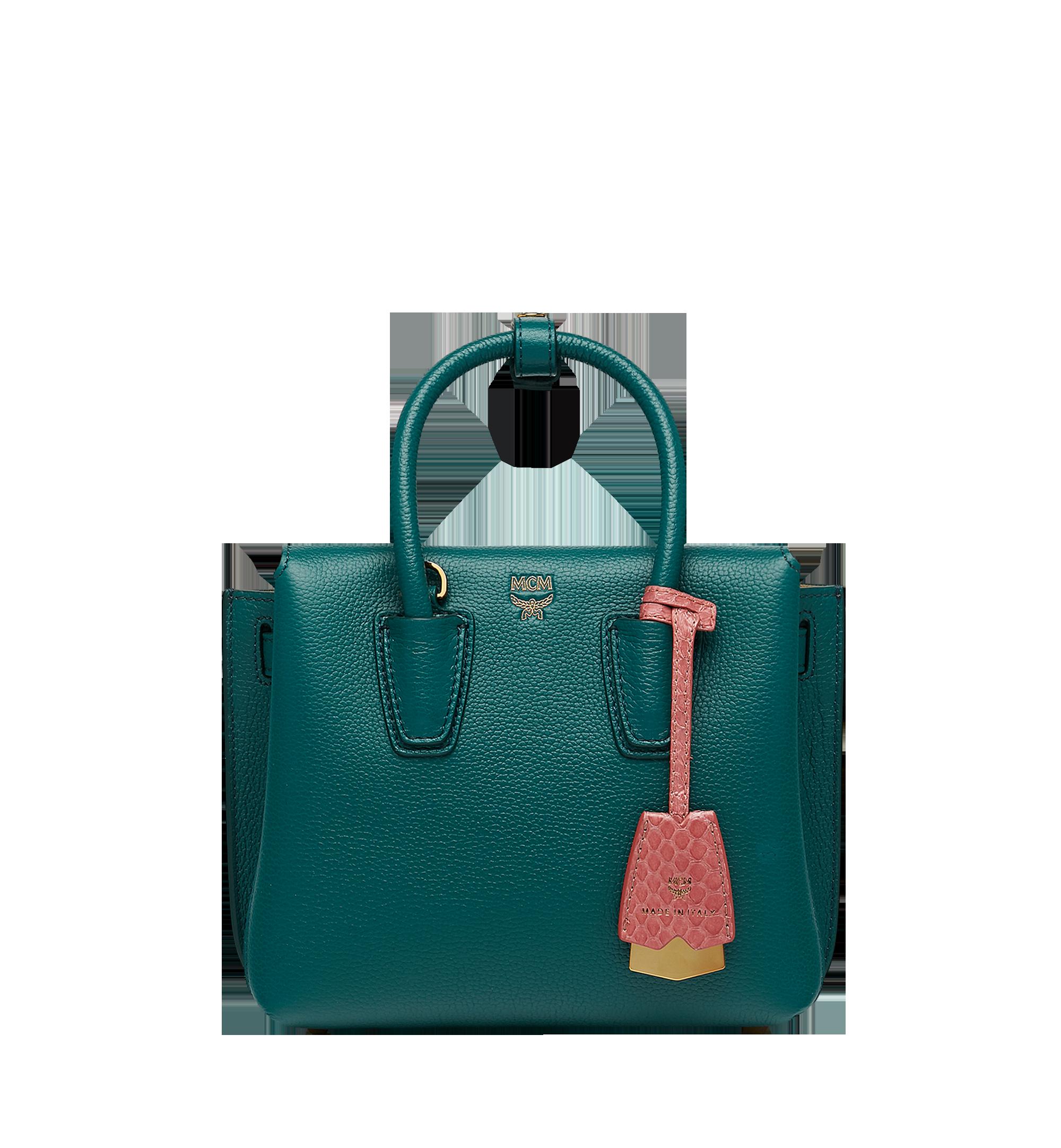 milla tote in grained leather