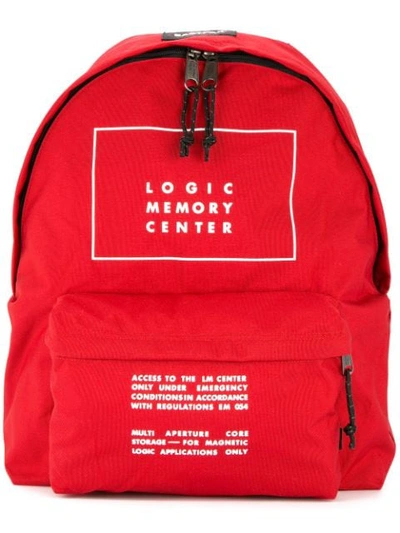 Undercover Eastpak Printed Canvas Backpack In Red