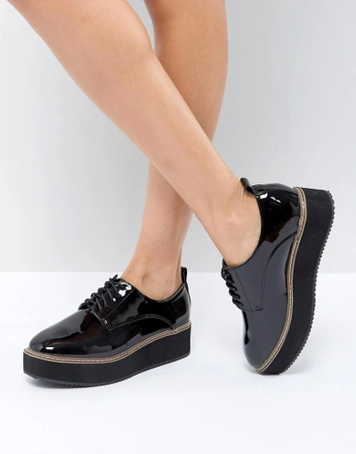 St Sana Flatform Shoe - Black
