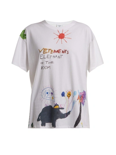 Vetements Elephant In The Room Tシャツ