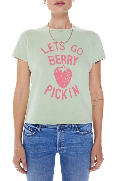 Mother The Lil Sinful Graphic Tee In Bpn - Berry Pickin