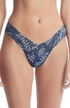 Hanky Panky Print Low Rise Thong In Runaway