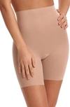 Commando Featherlight Control High Waist Shaping Shorts In Nu2-beige