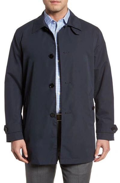 Cole Haan Signature Raincoat In Navy