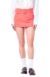 English Factory Belted Skort In Orange