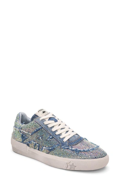 Ash Malibu Strass Sneaker In Blue