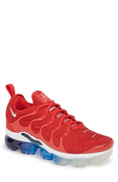 Nike Men's Air Vapormax Plus Running Shoes, Red