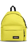 Eastpak Padded Pak'r Nylon Backpack - Yellow In Young Yellow