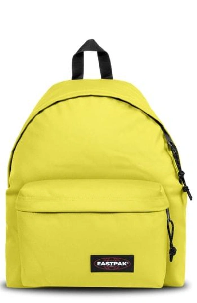 Eastpak Padded Pak'r Nylon Backpack - Yellow In Young Yellow