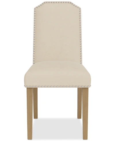 Macy's Hinsen Dining Chair In Ivory