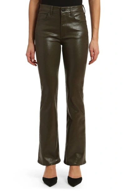 Mavi Jeans Maria Bootcut Jeans In Slit Khaki Jeather