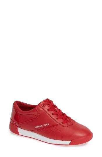 michael kors addie lace up sneakers