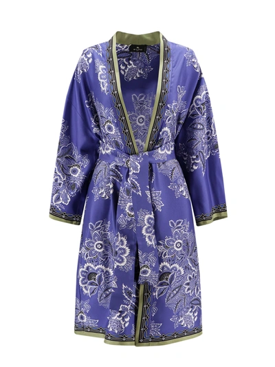 Etro Kimono In Purple