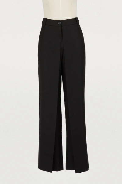Aalto Large High Rise Tailored Trousers In Black