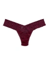 Hanky Panky Low Rise Hipster Thong In Red