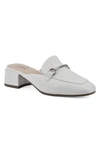 Cliffs By White Mountain Quin Mule In White Grainy- Polyurethane