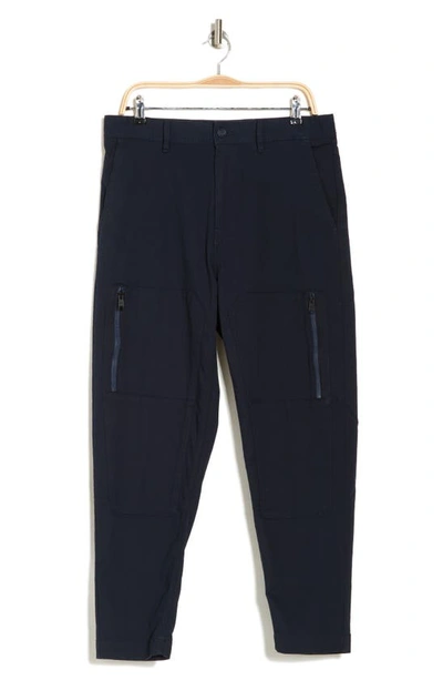Hugo Boss Statum Zip Pocket Pants In Dark Blue