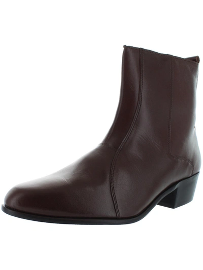 Stacy Adams Santos Mens Leather Ankle Dress Boots In Green