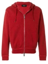 Dsquared2 Logo Printed Hoodie In Red