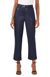 Halogen 5-pocket Faux Leather Pants In Classic Navy
