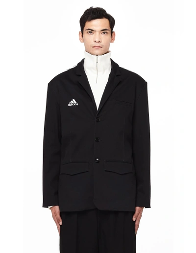 Gosha Rubchinskiy Black Adidas Blazer In Black