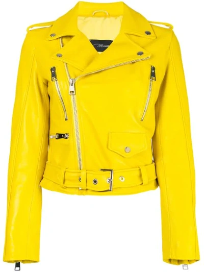 Manokhi Biker Jacket - Yellow