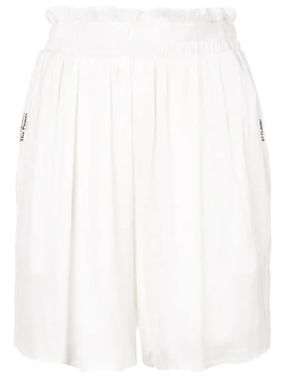 Styland High Waisted Shorts In White