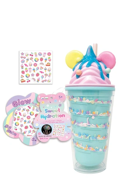 Hot Focus Kids' Sweet Hydration Tumbler & Nail Stickers In Multi