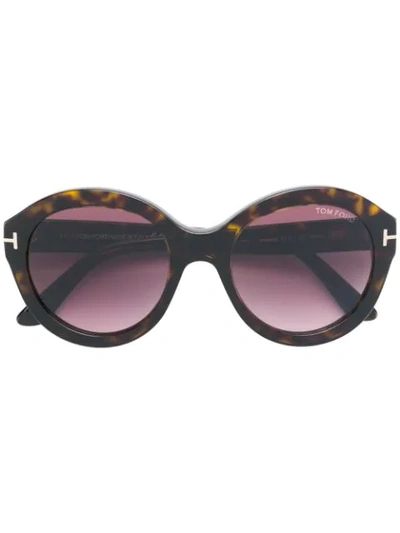 Tom Ford Kelly Sunglasses In Brown