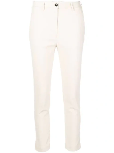 Nine In The Morning Slim Fit Trousers - Neutrals