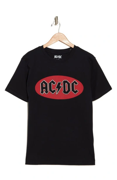American Needle Ac/dc Graphic T-shirt In Black