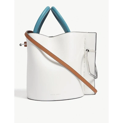 Danse Lente Snow White Bobbi Leather Bucket Bag