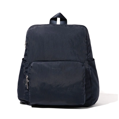 Baggallini Carryall Packable Backpack In Blue