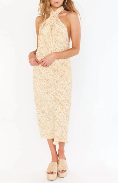 Show Me Your Mumu Jasmine Midi Dress In Desert Snake In Multi