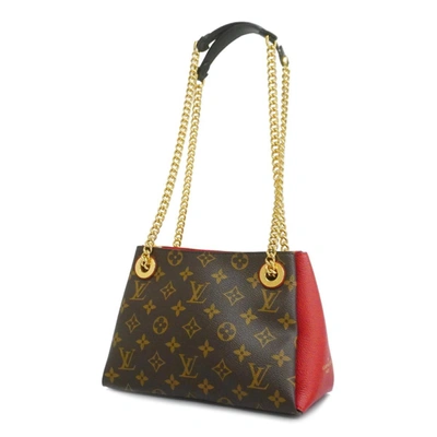 Pre-owned Louis Vuitton Surène Bb Canvas Shoulder Bag () In Red