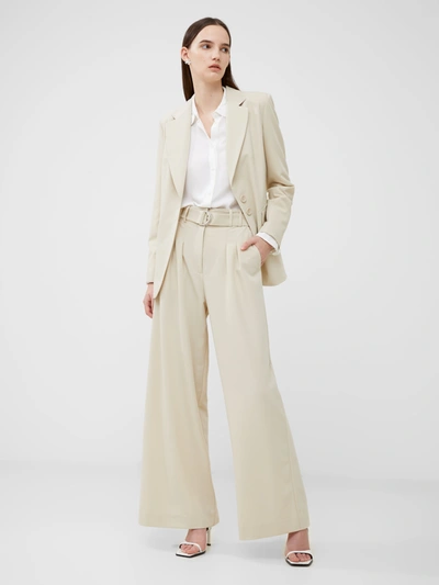 French Connection Everly Suiting Blazer Oyster Grey