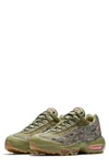 Nike Air Max 95 Camo Running Shoe In Neutral Olive/ Arctic Punch