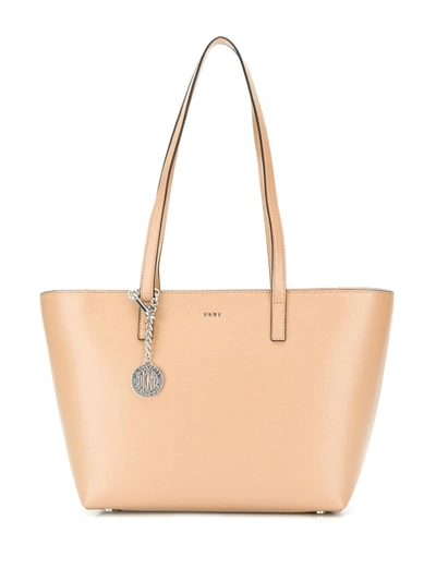 Dkny Sutton Leather Bryant Medium Tote, Created For Macy's In Driftwood