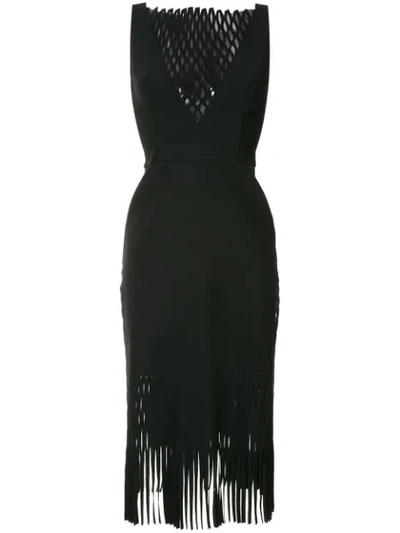 Dion Lee Perf Mirror Dress In Black