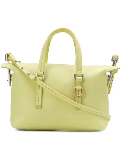 Rick Owens Top Handle Zipped Tote In Yellow