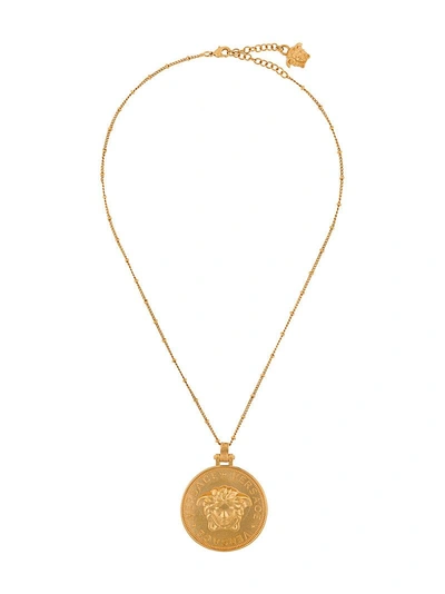 Versace Medusa Coin Necklace