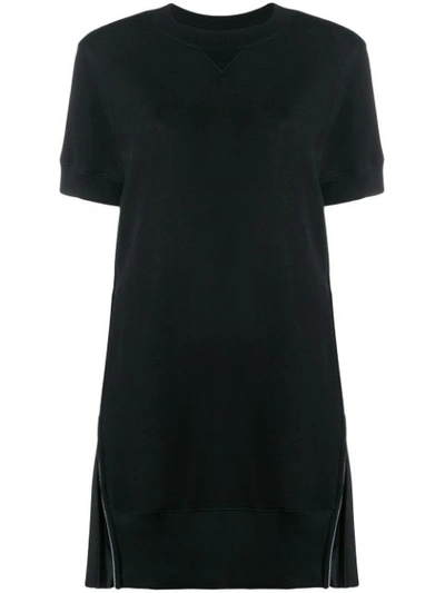 Sacai Zip-detail Mini Dress - Black