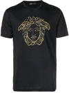 Versace Medusa Embellished T-shirt In Basic