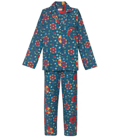 Rhode Berto Pajamas In Blue Multiflower