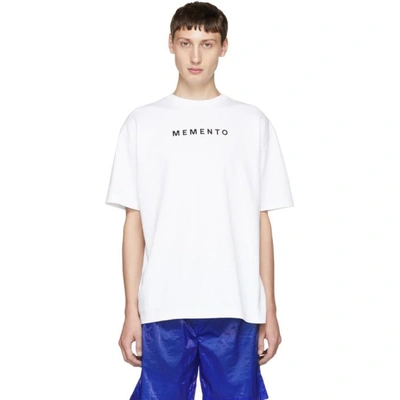 Filling Pieces White Graphic T-shirt In 1938 Wht/bl