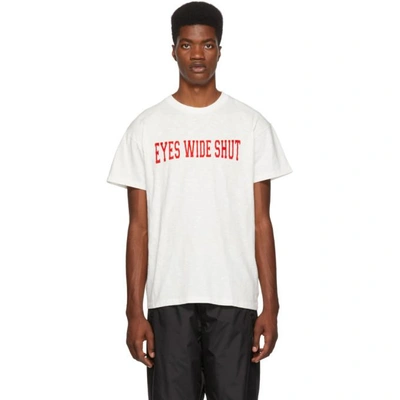 Nasaseasons White Eyes Wide Shut T-shirt