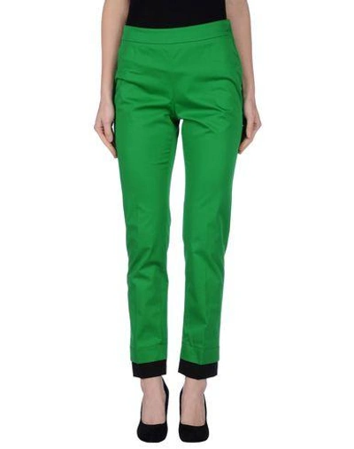 Cedric Charlier Casual Pants In Green