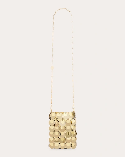 Rabanne Sparkle Discs Sequin-design Mini Bag In Gold/light Gold