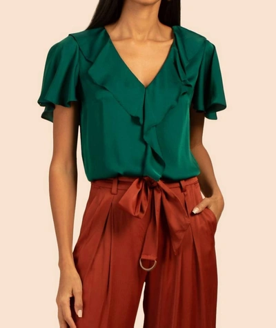 Trina Turk Larisa Top In Bayberry In Yellow