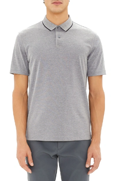 Theory Standard Tipped Regular Fit Polo Shirt - 100% Exclusive In Black/white